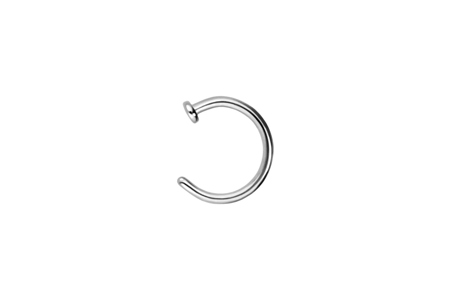 Chirurgenstahl Nasenring Nasenpiercing offen PLATTE
